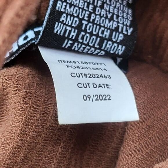 Hot Topic Teddy Bear Corduroy Overalls Dress Size XS Brown Skirtall Pinafore - Picture 8 of 10